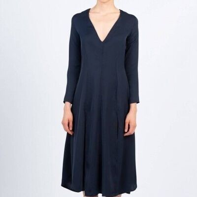 V-neck navy dress / Hybrids