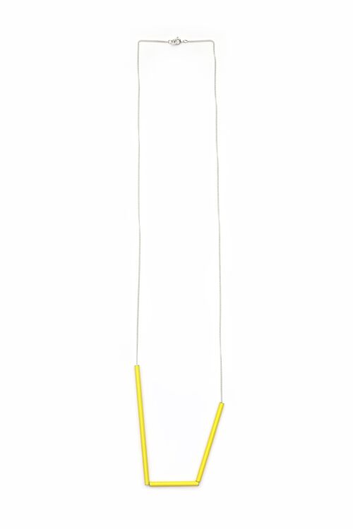 Necklace Tubes_Sulphur Yellow
