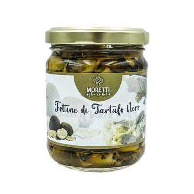 Slices of Black Summer Truffle, EVO oil, salt - 100% Italian Umbria - 170 g