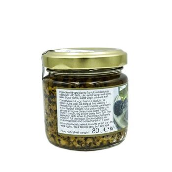 Crème de truffe noire d'été, huile EVO, sel - 100% Ombrie italienne - 80 g 4