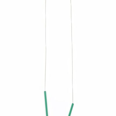 Necklace Tubes_Signal Green