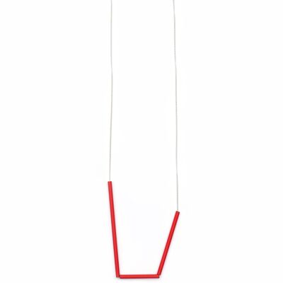 Necklace Tubes_Traffic Red
