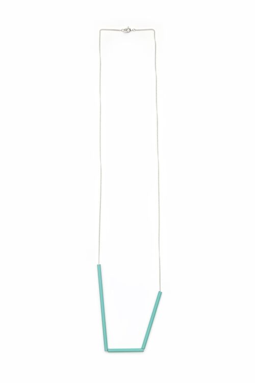 Necklace Tubes_Pastel Turquoise