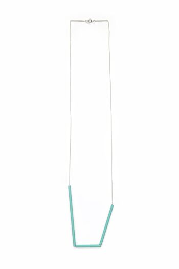 Collier Tubes_Turquoise Pastel