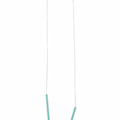 Necklace Tubes_Pastel Turquoise