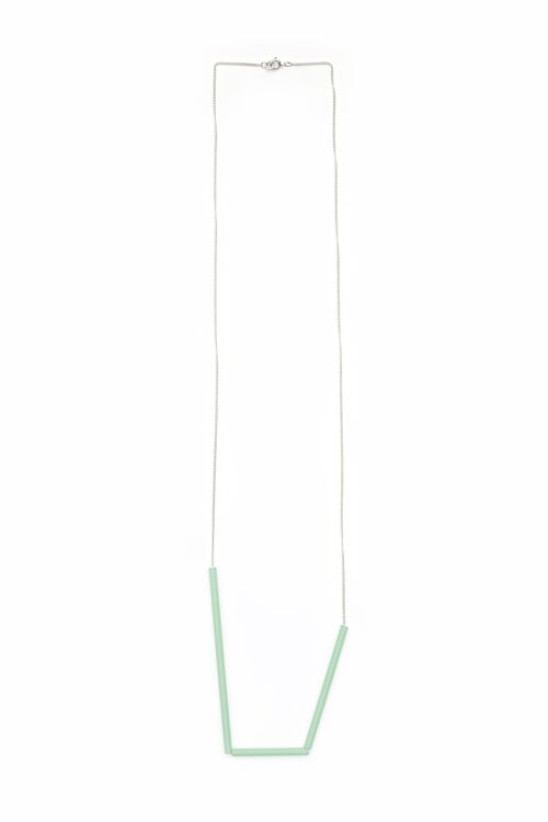 Necklace Tubes_Pastel Green