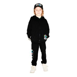 Veste de jogging pour enfants en Coton Bio  Noir