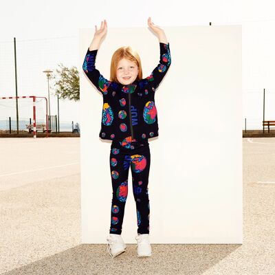 Printed jeggings for eco-friendly kids