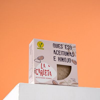 Queso vegano ''Ques’ eso de aceitunas e hinojo''