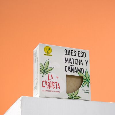 Queso vegano ''Ques’ eso de te matcha y cáñamo''