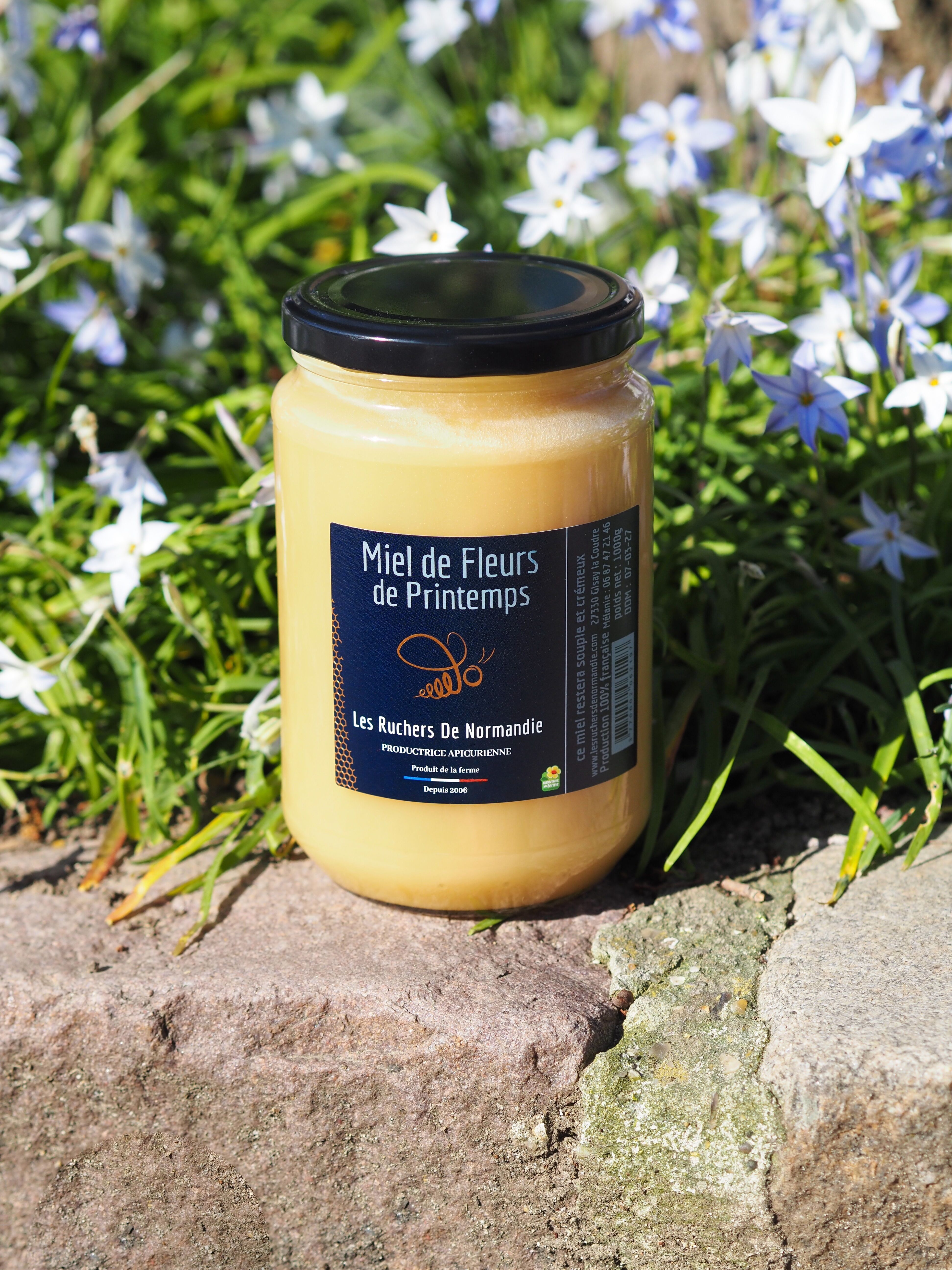 Cremiger Frühlingsblütenhonig 1 Kg