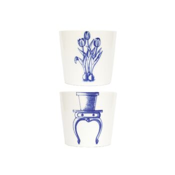 Bonsai Cups - Tulipe, café et thé en porcelaine, design artistique, articles à boire, ensemble de tasses, cadeau de mariage, meilleur cadeau pour elle/lui 2