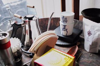 Bonsai Cups - Tulipe, café et thé en porcelaine, design artistique, articles à boire, ensemble de tasses, cadeau de mariage, meilleur cadeau pour elle/lui 4