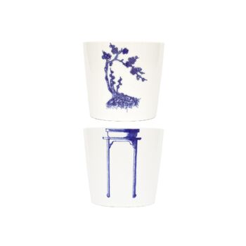 Bonsai Cups-Plum Blossom, café et thé en porcelaine, design artistique, articles à boire, ensemble de tasses, cadeau de mariage, meilleur cadeau pour elle/lui 2