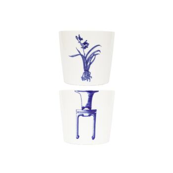 Bonsai Cups - Orchid, café et thé en porcelaine, design artistique, articles à boire, ensemble de tasses, cadeau de mariage, meilleur cadeau pour elle/lui 2