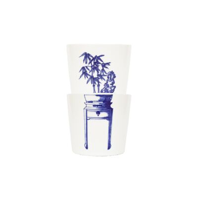 Bonsai Cups- Bamboo, caffè e tè in porcellana, design artistico, articoli per bere, set di tazze, regalo di nozze, miglior regalo per lei/lui