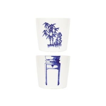 Bonsai Cups - Bambou, café et thé en porcelaine, design artistique, articles à boire, ensemble de tasses, cadeau de mariage, meilleur cadeau pour elle/lui 2