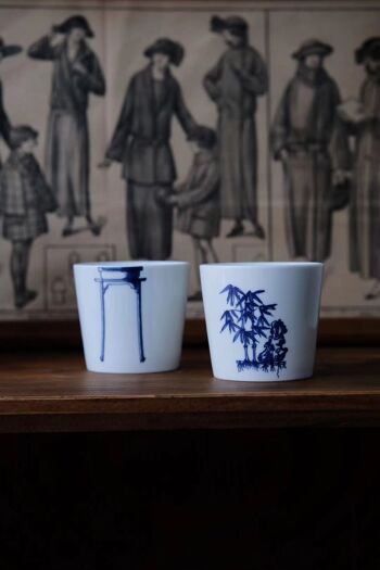 Bonsai Cups - Bambou, café et thé en porcelaine, design artistique, articles à boire, ensemble de tasses, cadeau de mariage, meilleur cadeau pour elle/lui 4