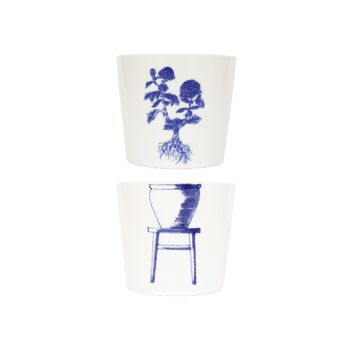 Bonsai Cups - Chrysant, café et thé en porcelaine, design artistique, articles à boire, ensemble de tasses, cadeau de mariage, meilleur cadeau pour elle/lui 2