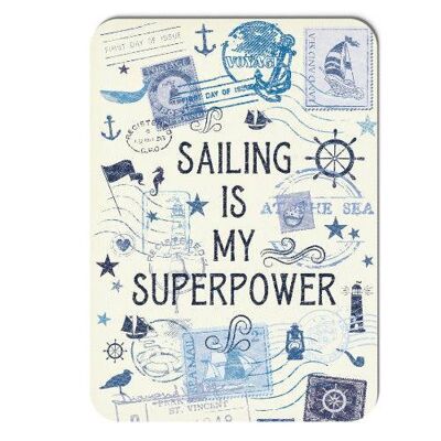 Sailing is my superpower Postkarte