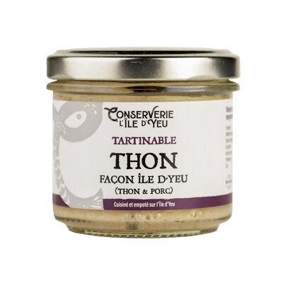 Rillette de THON BLANC NATURE ( thon et porc)