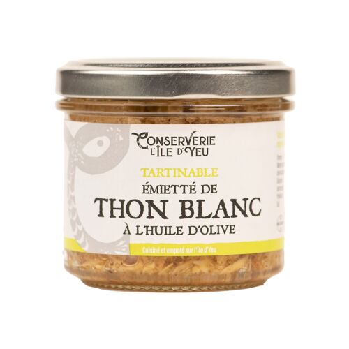 Emiettes de thon blanc a l'huile d'olive