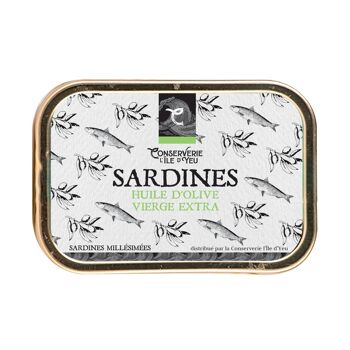 Boite de Sardines millesimees huile d'olive