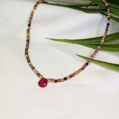 Marrakech necklace - Shades of pink