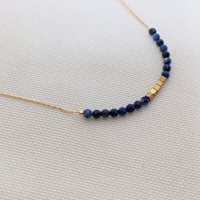 MYKONOS necklace - Lapis lazuli