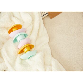 L’Acrobate – Coupelles multi couleurs – Empilable - Jouet de bain – 6 mois + - Made in France 5