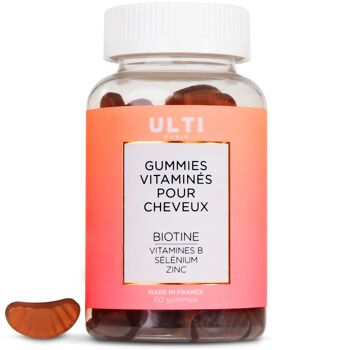 Gummies Vitaminés pour cheveux à la Biotine 1