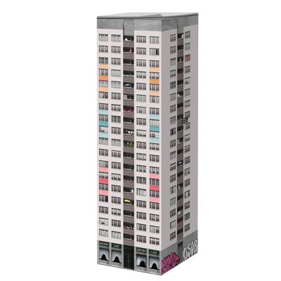 Paperscraper® "Panel Building Berlin"