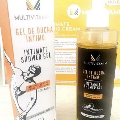 INTIMATE SHOWER GEL FOR MEN WITH NATURAL INGREDIENTS AND MELON EXTRACT