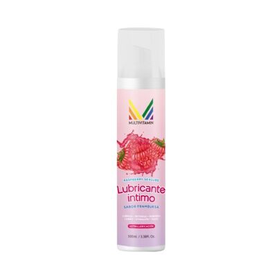 RASPBERRY FLAVOR LUBRICATING GEL, WITH MOISTURIZING ACTION