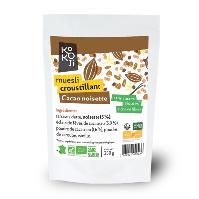 Muesli croustillant cacao noisette 350 g