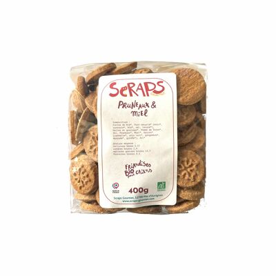 Scraps - organic treats for dogs - Prunes & Honey BULK / 400g