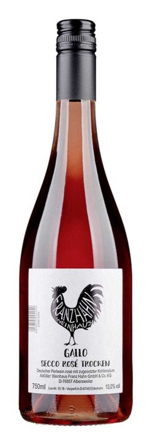 Gallo Secco Rosé trocken Pfalz 0,75 ltr.