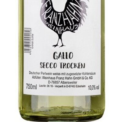 Gallo Secco Weiß trocken Pfalz 0,75 ltr.