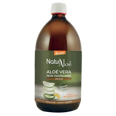 500 ml unpasteurisierter Aloe-Vera-Saft, Demeter-zertifiziert (Pro 9)