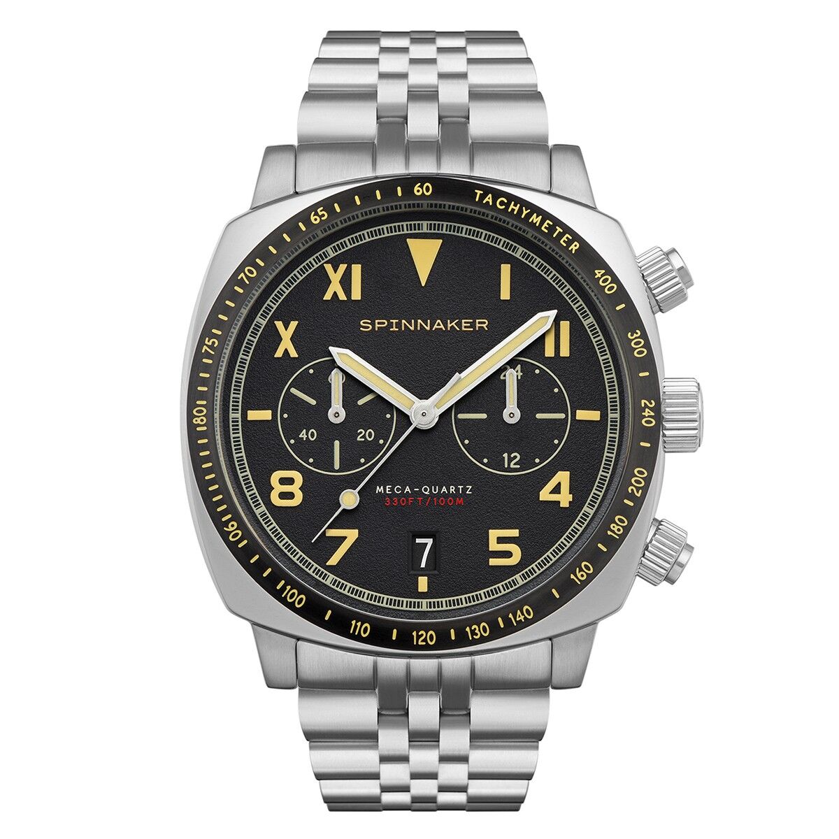 SP-5092-11 Orologio da uomo con cronografo Spinnaker al quarzo giapponese - Cinturino in acciaio inossidabile - Data