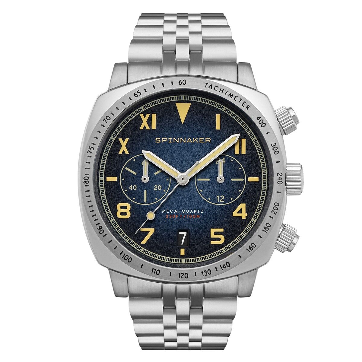 SP-5092-33 Orologio da uomo con cronografo Spinnaker al quarzo giapponese - Cinturino in acciaio inossidabile - Data