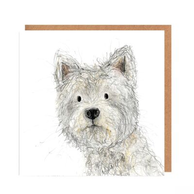 Westie Dog Card for all Occasions - Bridget