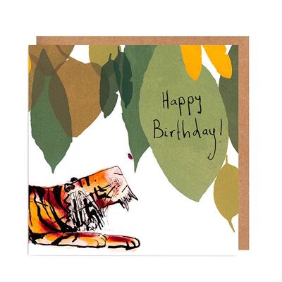Augustus the Tiger Birthday Card
