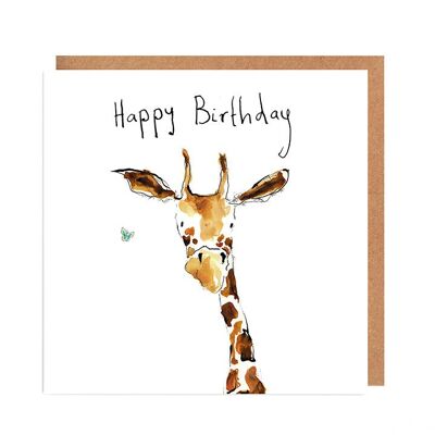 Abigail Giraffe Birthday Card