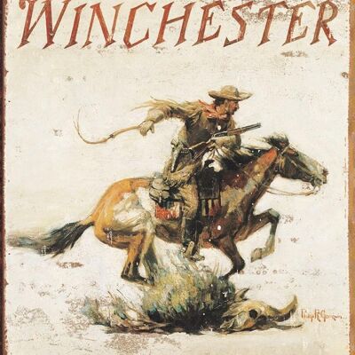 Metal plate WINCHESTER LOGO