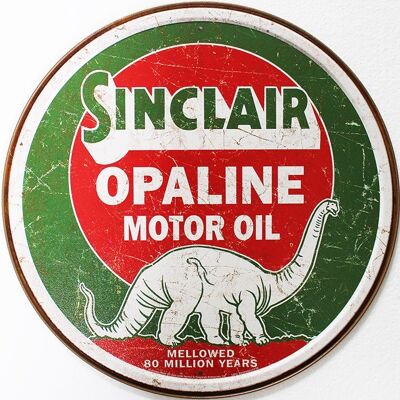 Plaque metal SINCLAIR OPALINE MOTOR OIL