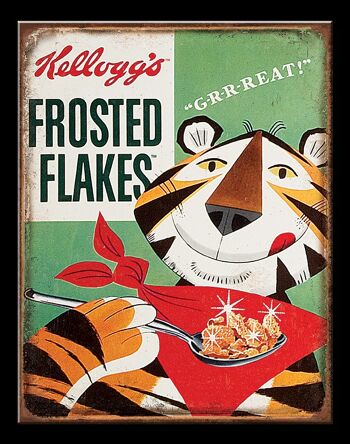 Plaque metal Kellogg's Frosted Flakes