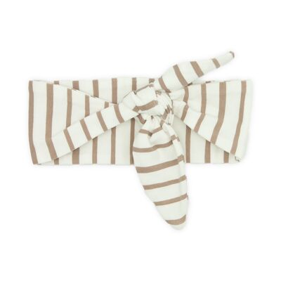 Hairband | Stripes | Off white/One size