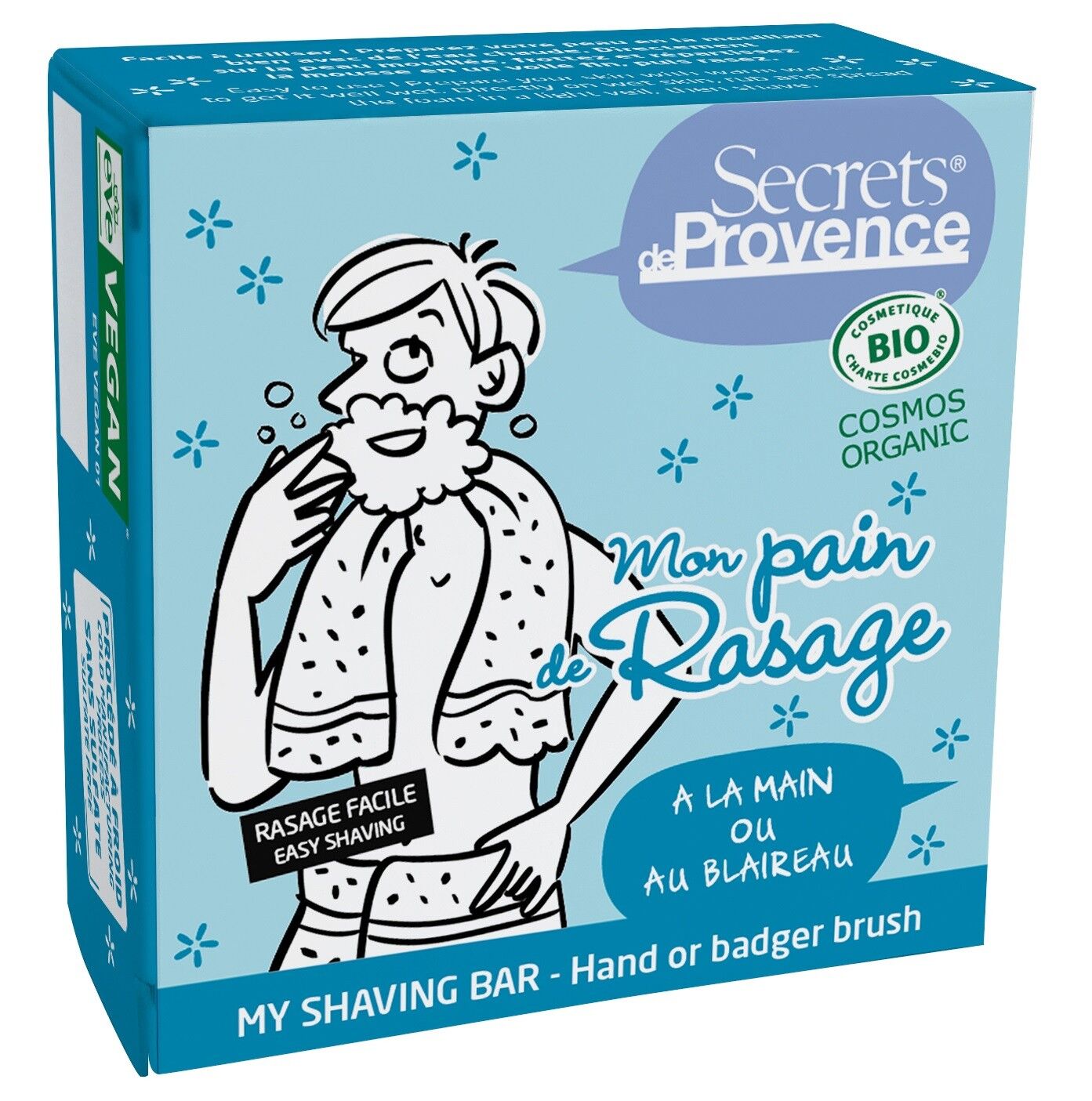 SECRETS DE PROVENCE BIOLOGICO UOMO DA BARBA PANE SENZA SOLFATI 89g