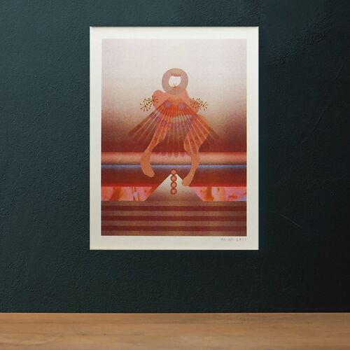 A3 Risographie Artprint | Motiv Dancer